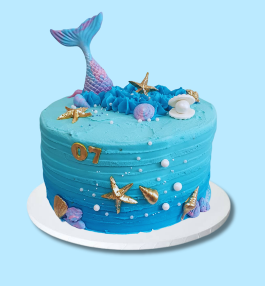 Under the Sea Theme Cake